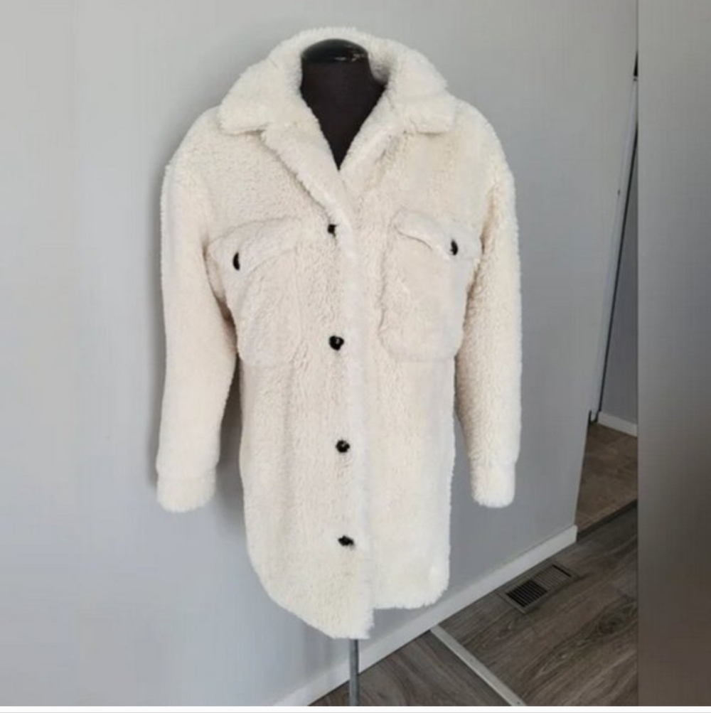 Cozy Teddy Jacket Size S - Picture 2 of 5